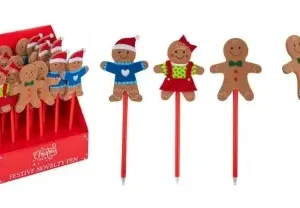 Gingerbread man pen