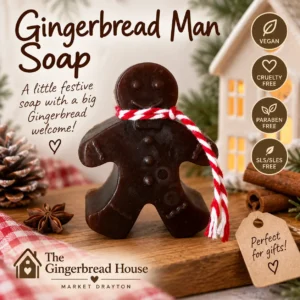 gingerbread man soap