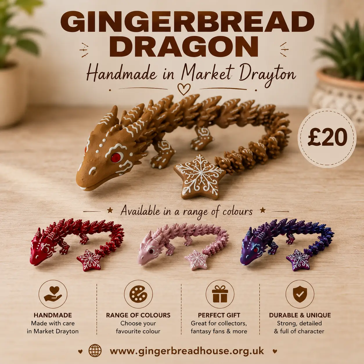 Gingerbread dragon