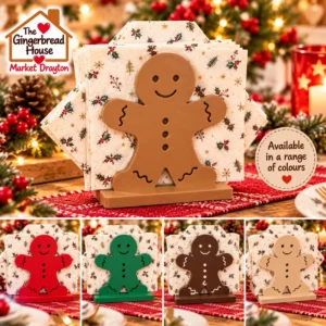 gingergbread man napkin holder