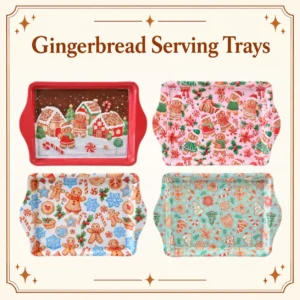 gingerbread serving trays